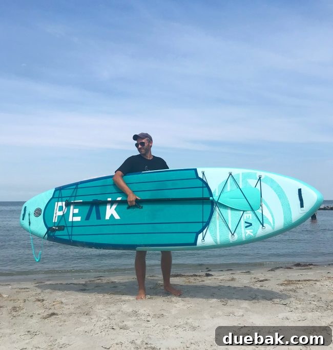 Electric pump next to SUP