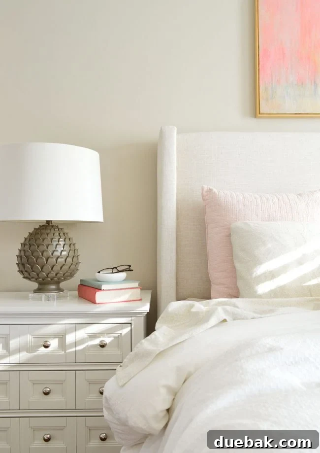 Bedroom with Edgecomb Gray
