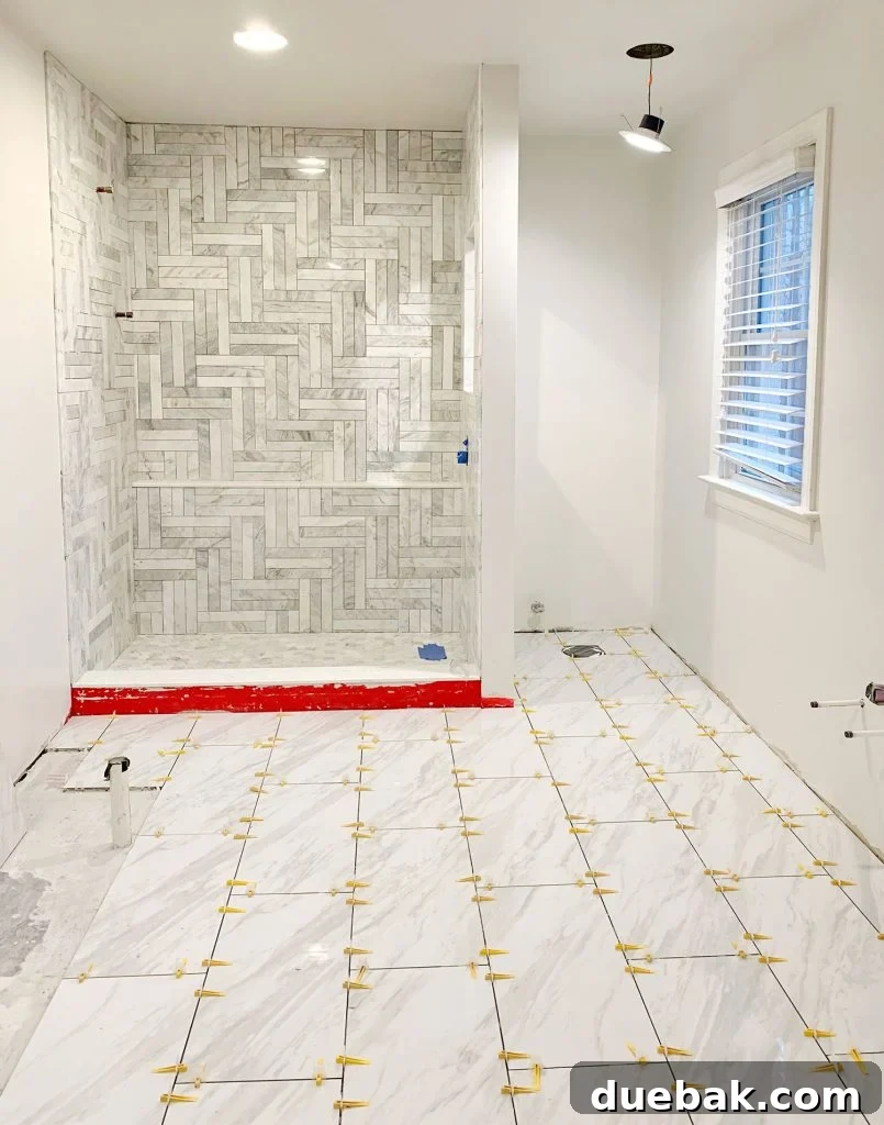 Episode 161: How Half Our Lights Went Out — What Happened Next 2 Nearly finished bathroom