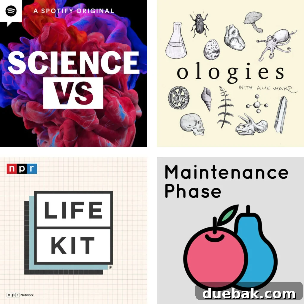 Favorite Science And Self Help Podcasts Science Vs Ologies Life Kit Maintenance Phase